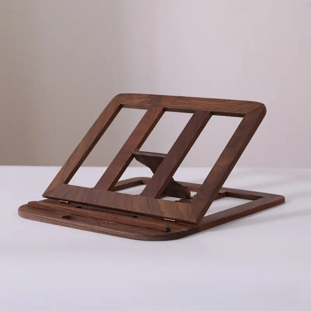 WOODIFY - Support en bois ajustable pour ordinateur portable de 11 pouces, accessoire de bureau pliable