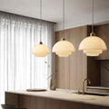 Suspension Moderne en Verre Blanc