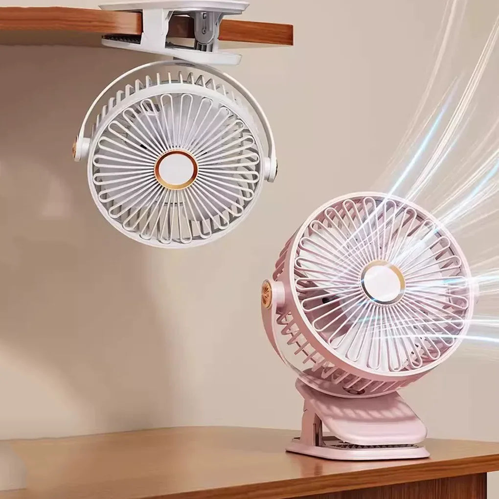 ClipBreeze™ | Ventilateur à clip USB silencieux avec 5 vitesses