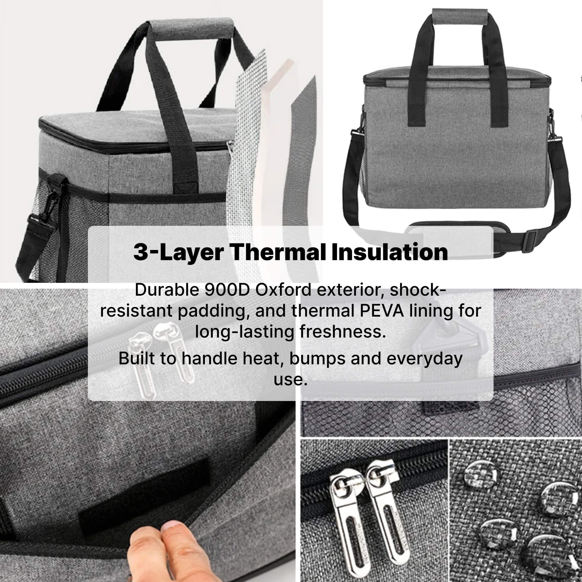 Skanto | Sac de Glace Étanche 33L | Isolé, Spacieux & Idéal pour Pique-niques, Journées à la Plage, Randonnées et Activités de Plein Air