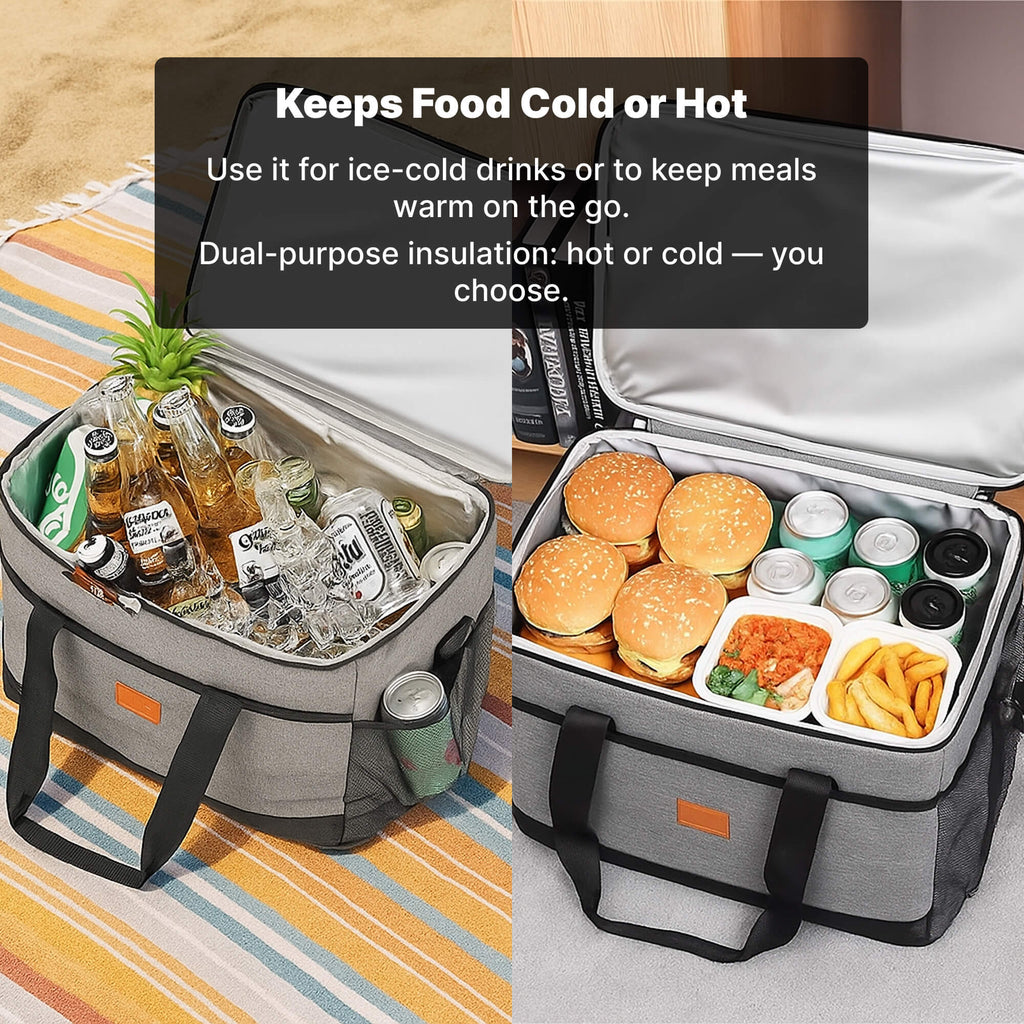 Skanto | Sac de Glace Étanche 33L | Isolé, Spacieux & Idéal pour Pique-niques, Journées à la Plage, Randonnées et Activités de Plein Air