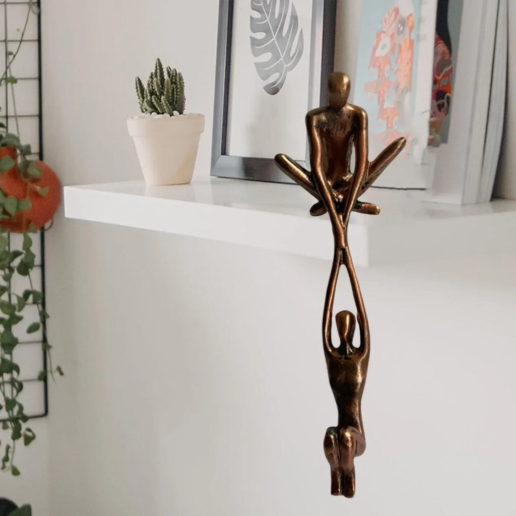 Skanto | Amour éternel et force | Sculpture figurative | Décor maison | Décoration unique