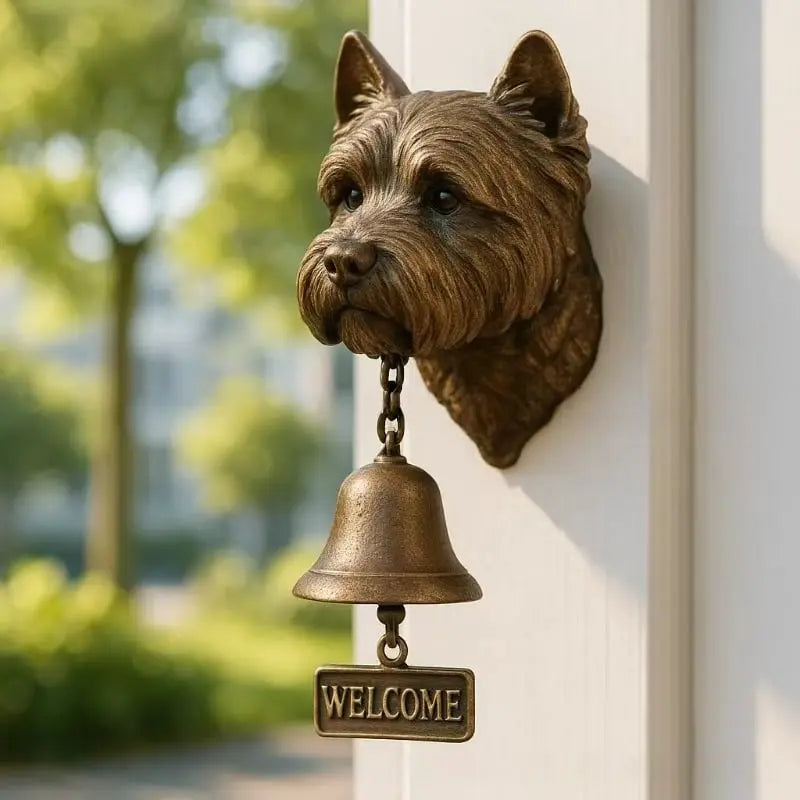 GuardianBell™ | Cloche de bienvenue Berger Allemand — Symbole de protection et d'hospitalité