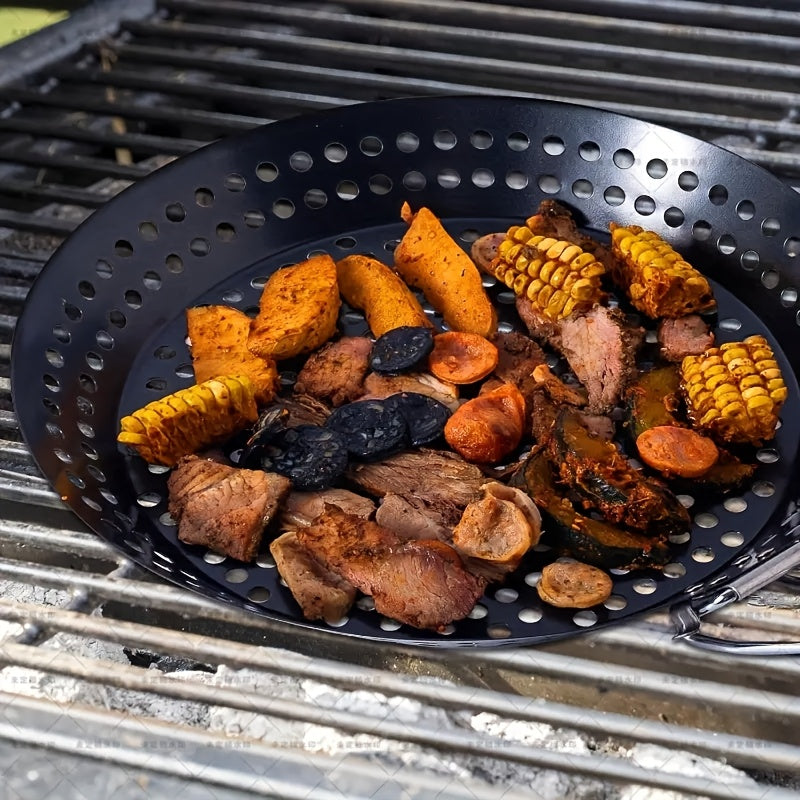 GRILLROUND – Poêle de BBQ extérieure à chaleur uniforme