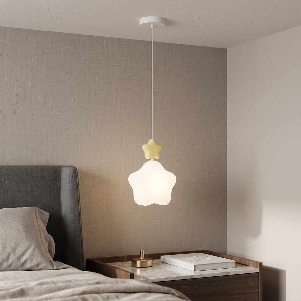 Lampe de plafond Nuage et Étoile LED pour Chambre d'Enfant