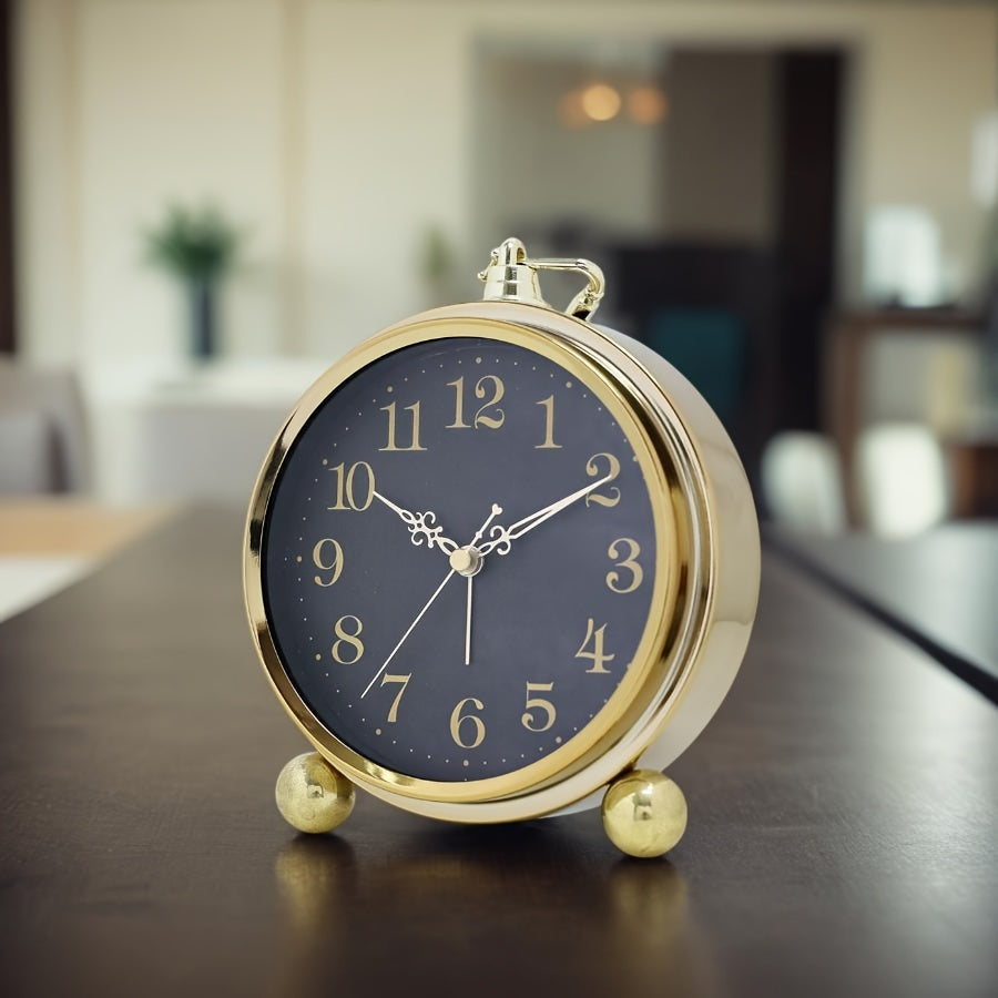 VINTERRA - Réveil de bureau rétro créatif européen avec mouvement silencieux