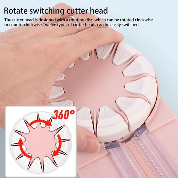 Cutter circulaire rotatif 12-en-1 pour des coupes précises et variées