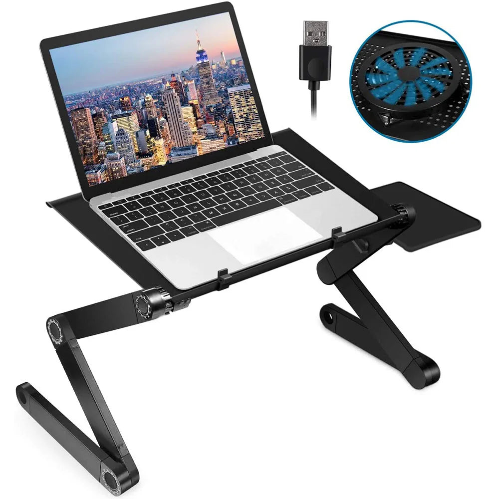 Support Ergonomique pour Ordinateur Portable Réglable à 360° pour la Productivité