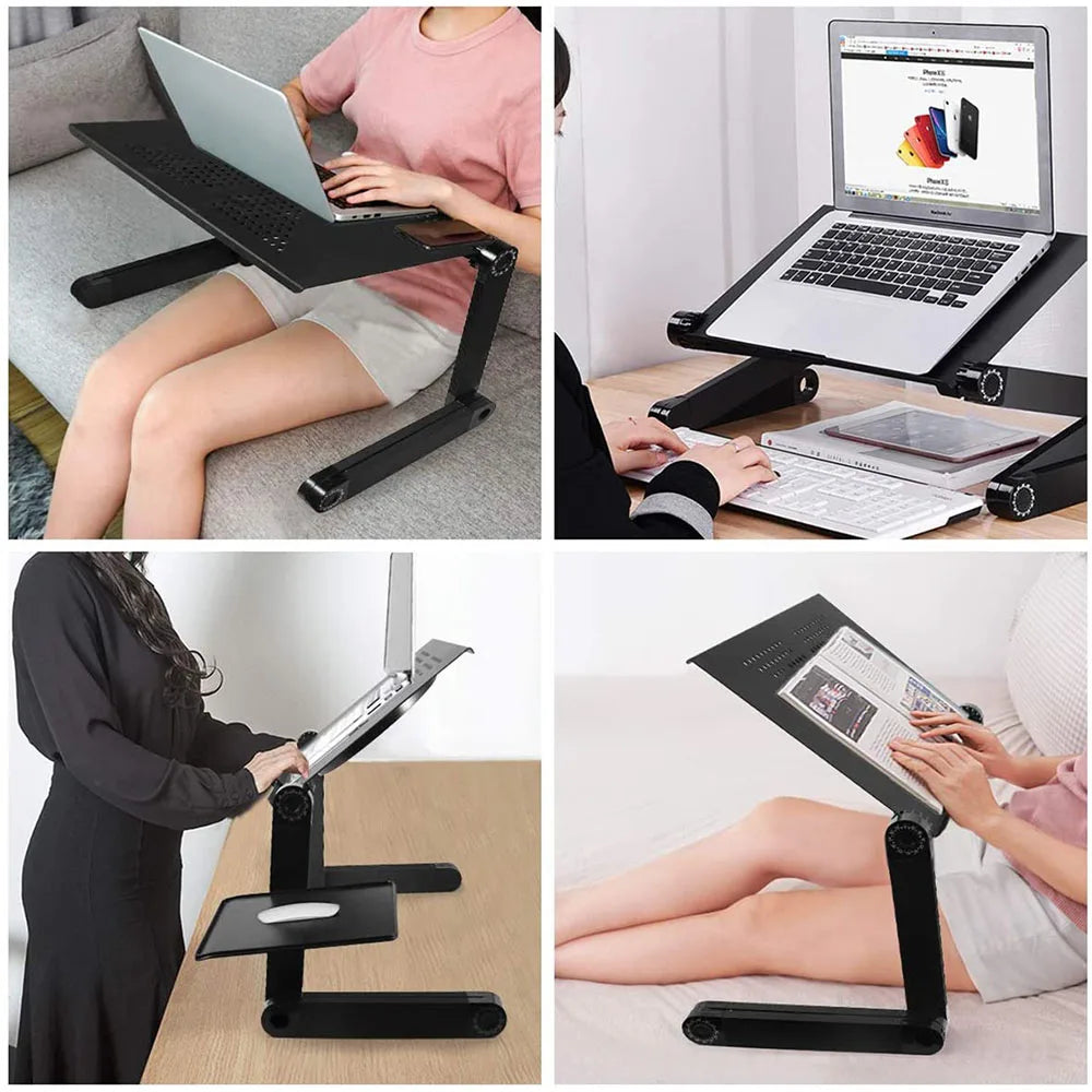 Support Ergonomique pour Ordinateur Portable Réglable à 360° pour la Productivité