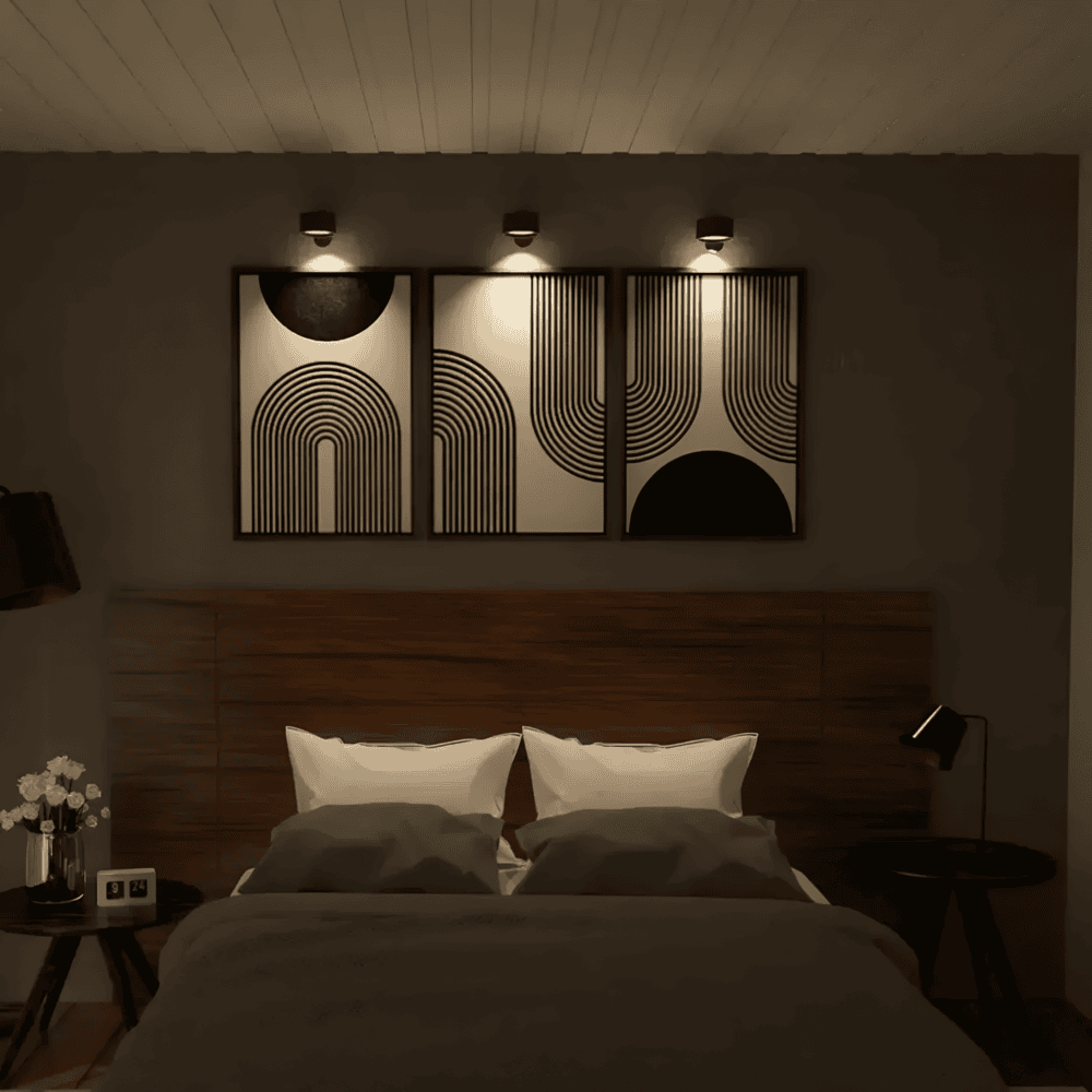 Lampe Murale LED Avec Contrôle Tactile 360° - Sans Fil Et Rechargeable Via USB