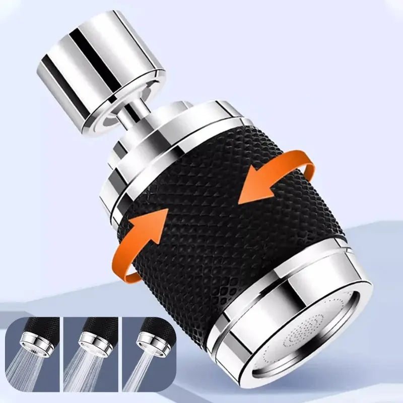 Robinet à embout | Pivotant à 360° | Design anti-éclaboussures | Montage facile