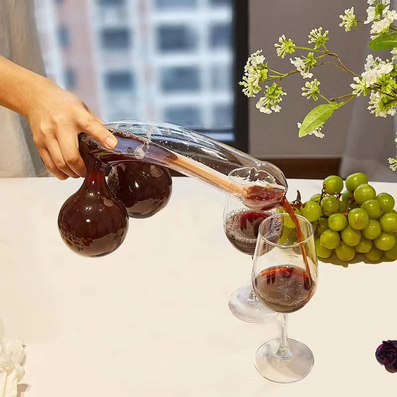 Skanto | Carafe en Verre Sans Plomb – Design Unique 600 ml