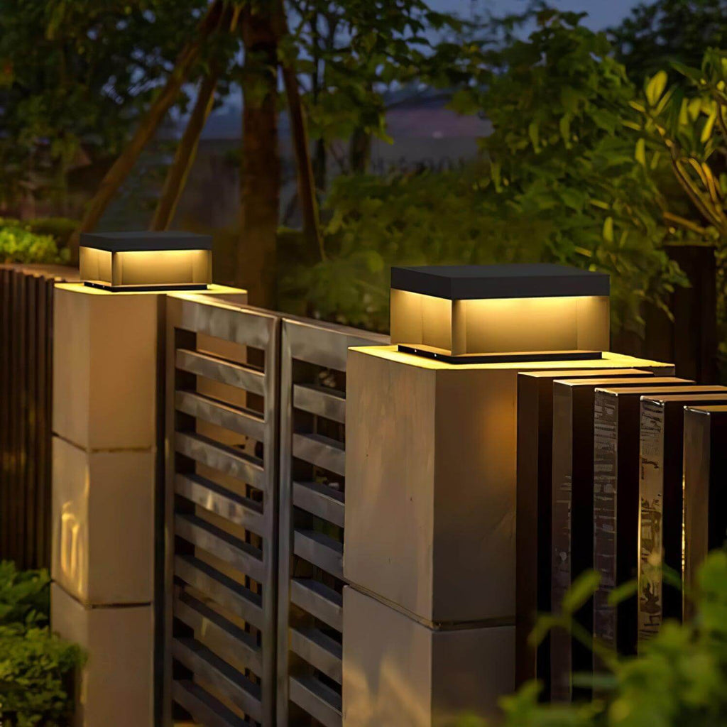 Lampe de Poste Solaire d'Extérieur - Étanche IP65