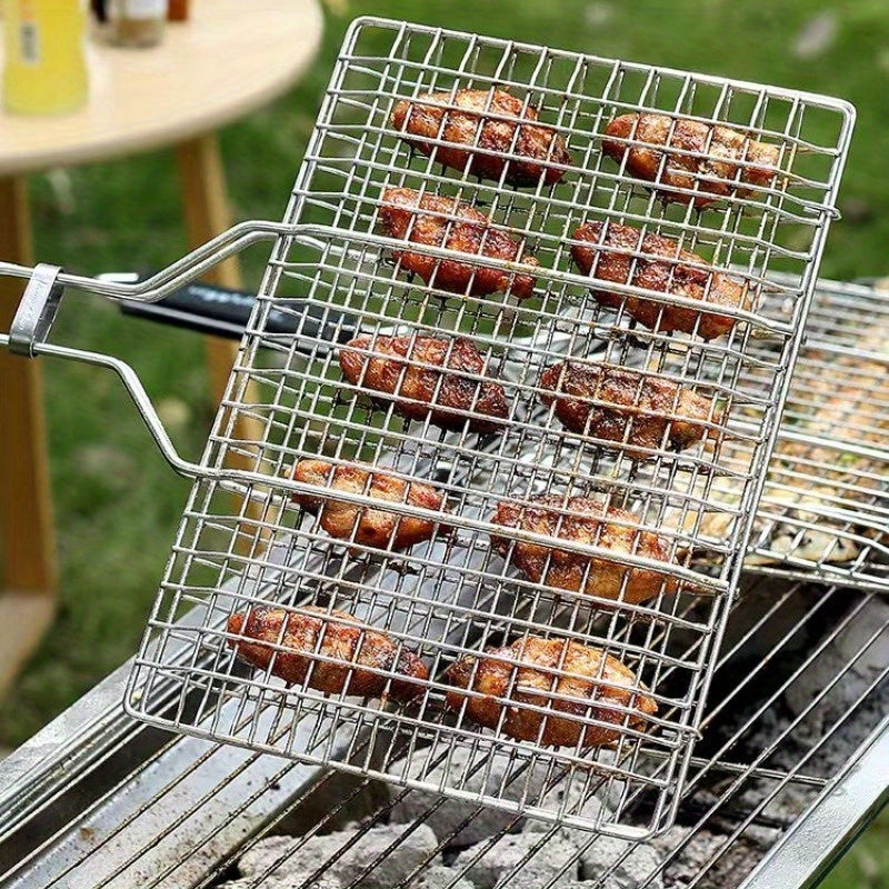 GRILLGRID – Panier de BBQ Grande Capacité pour un Contrôle de Grillade Uniforme en Plein Air