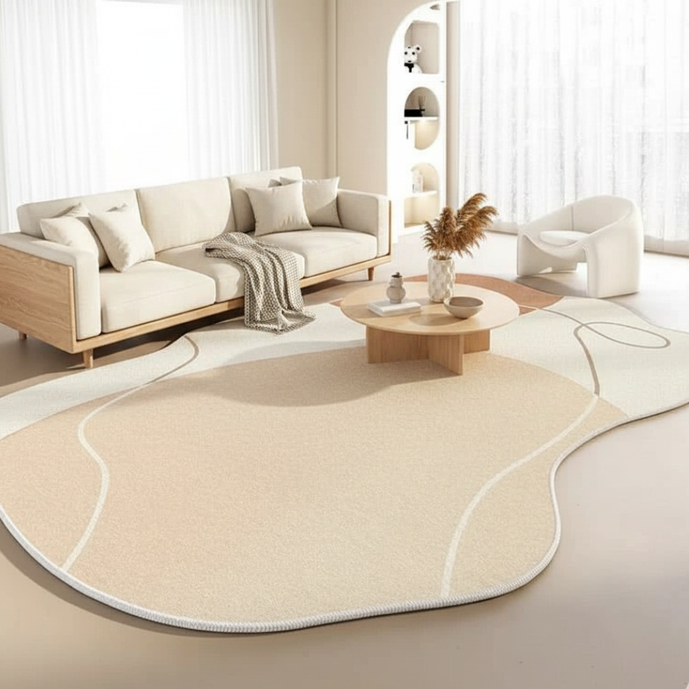 Tapis Novara | Tapis non glissant inspiré du Japon, moelleux pour le salon ou la chambre