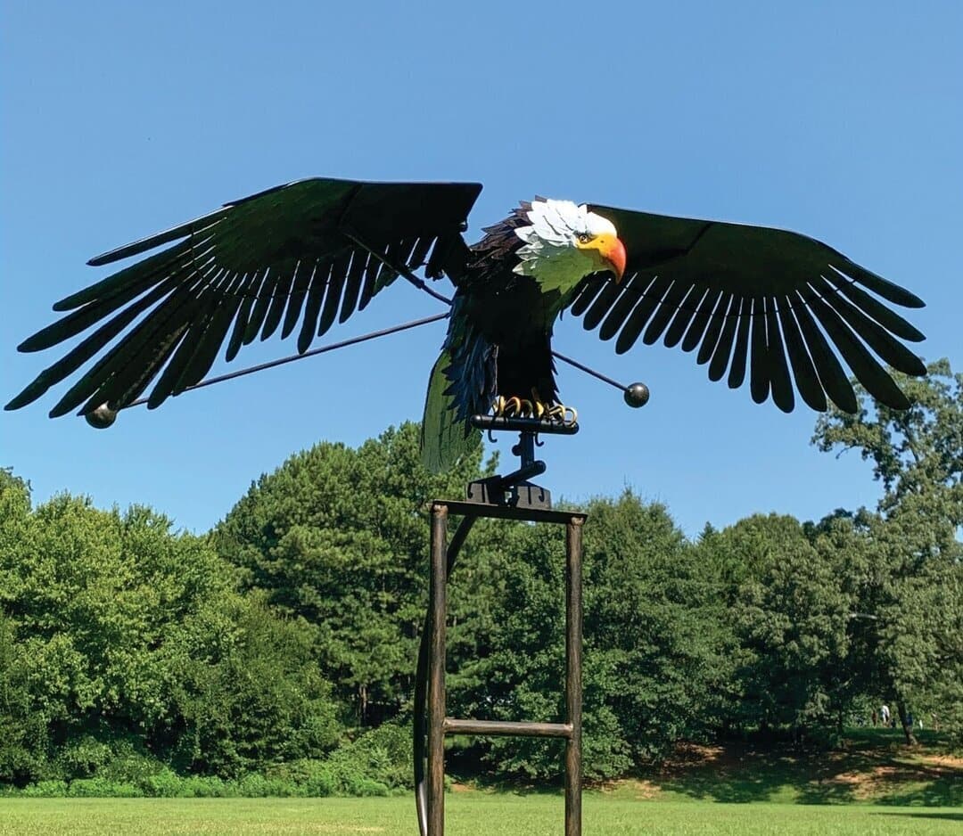 Générateur de Vent en Métal en Forme d'Oiseau - Ornements de Jardin Décoratifs