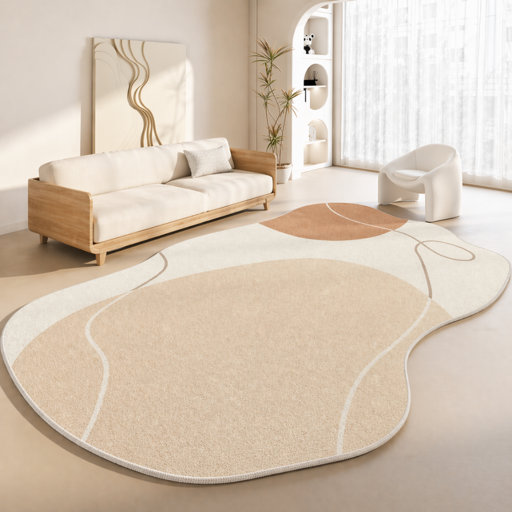 Tapis Novara | Tapis non glissant inspiré du Japon, moelleux pour le salon ou la chambre