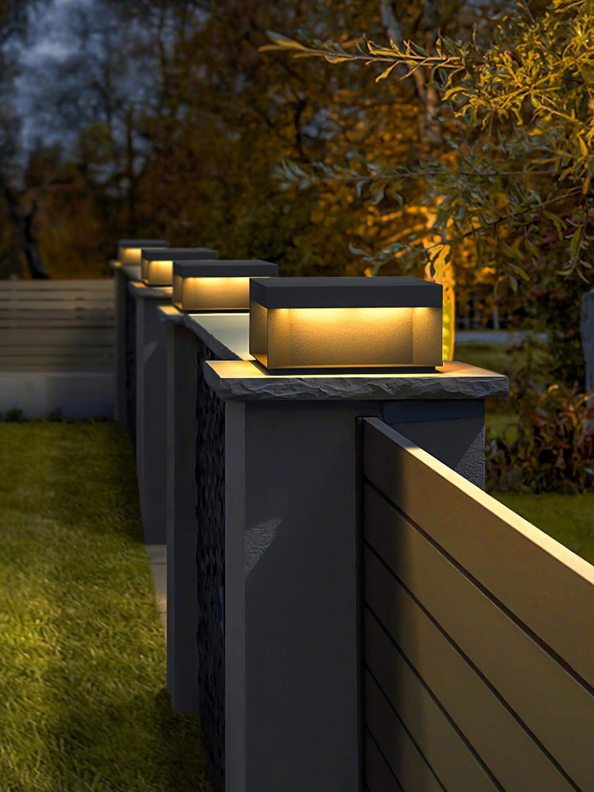 Lampe de Poste Solaire d'Extérieur - Étanche IP65
