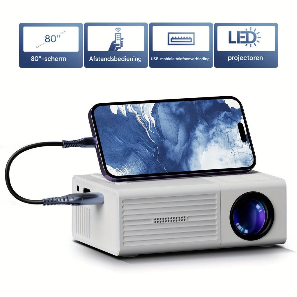 Mini Projecteur Ultra-Brillant (3000 Lumens) - LumoBeam