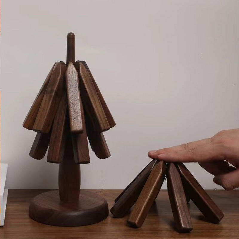 Trivet™ Sous-plat en bois pour plats chauds