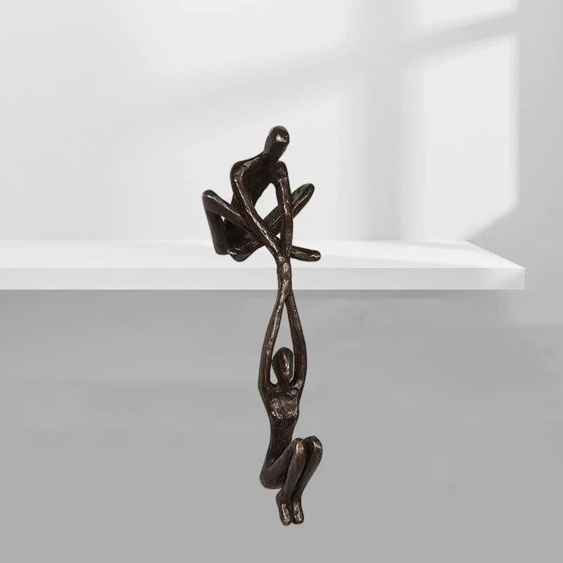 Skanto | Amour éternel et force | Sculpture figurative | Décor maison | Décoration unique