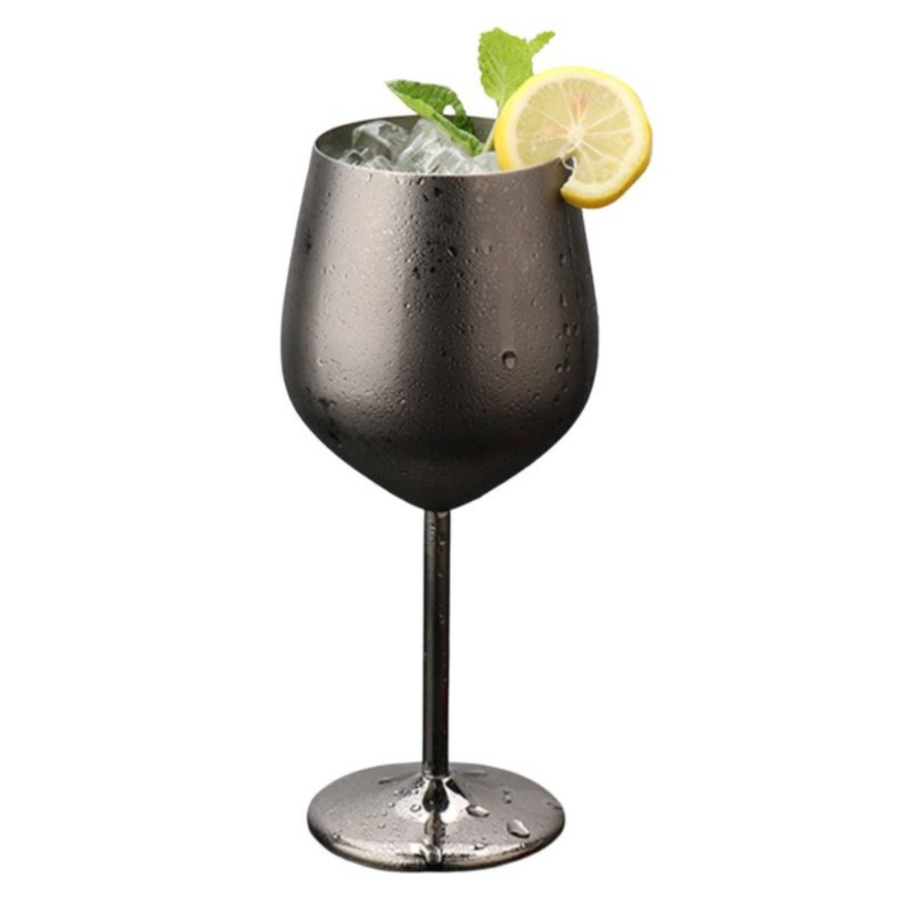 Verre à Vin en Acier Inoxydable Brillant