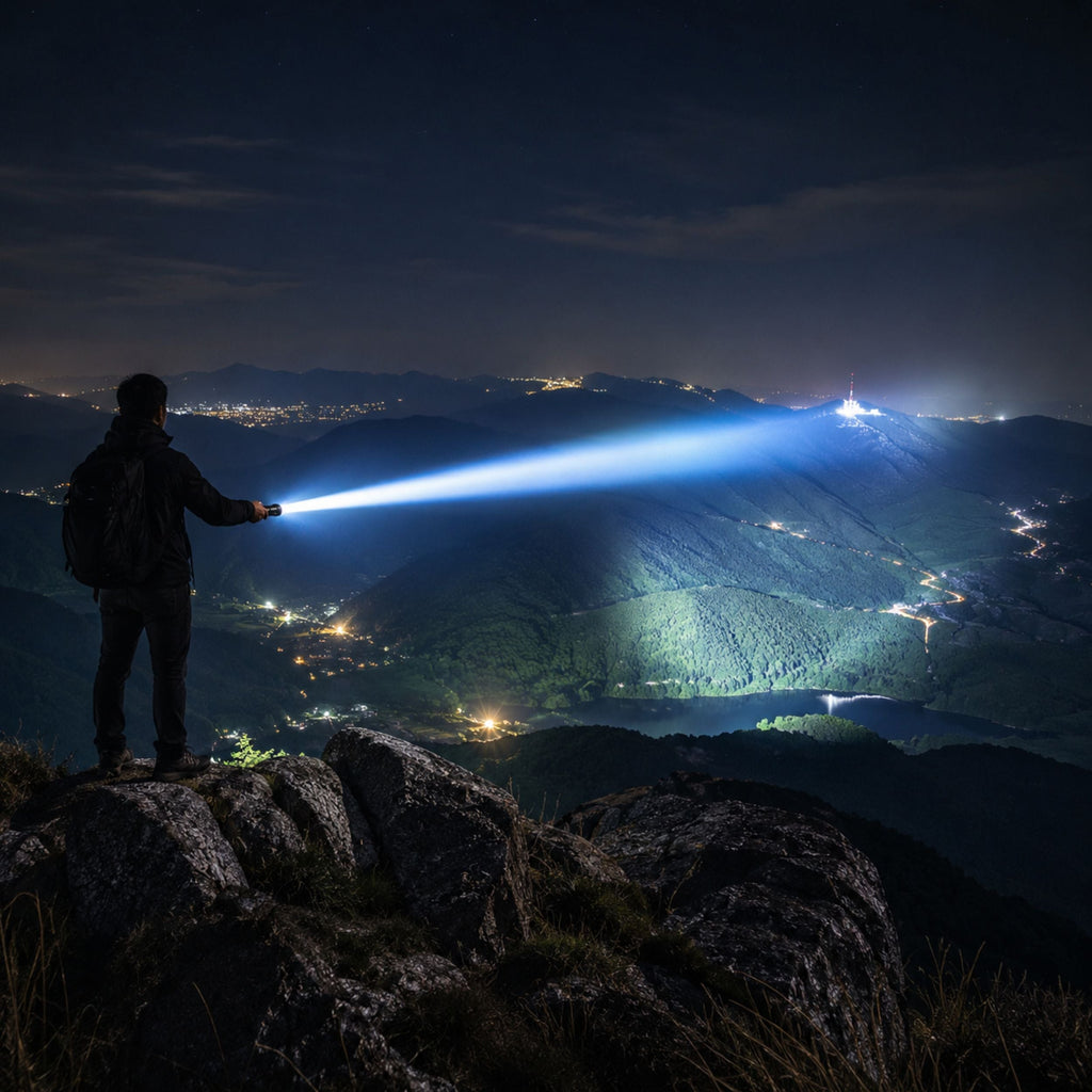 LAMPE TORCHE LUMINA – Lampe de poche tactique à luminosité extrême