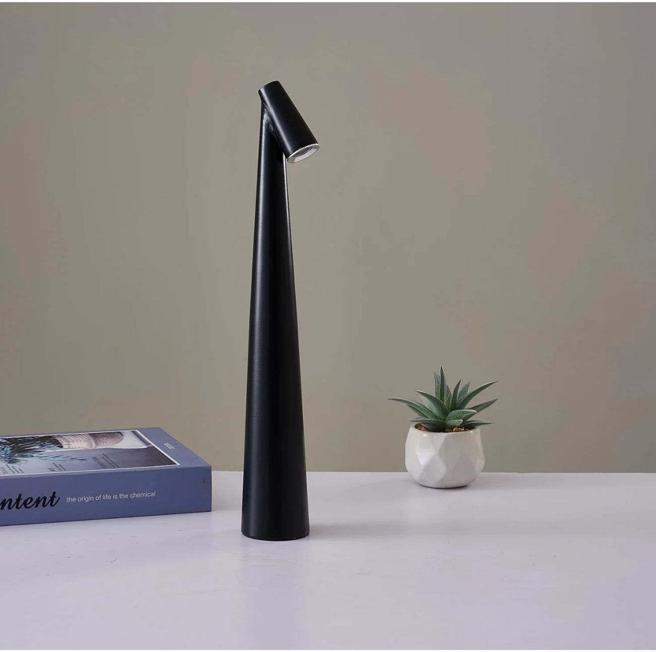 Lampe de Table LED Sans Fil avec Fonction de Dimmage Tactile