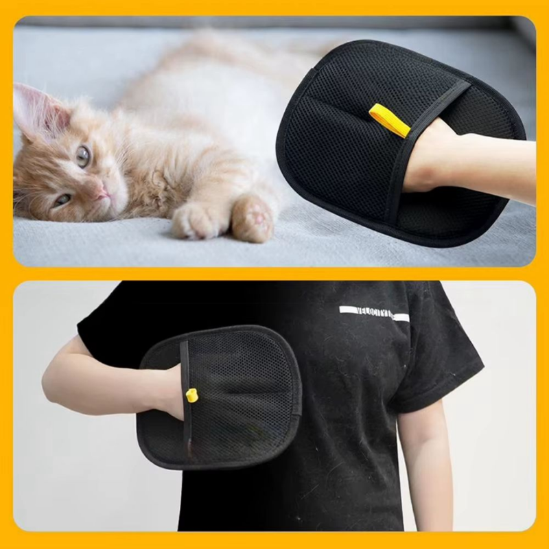Gant de nettoyage pour animaux | Réutilisable & sans produits chimiques | Élimination facile des poils