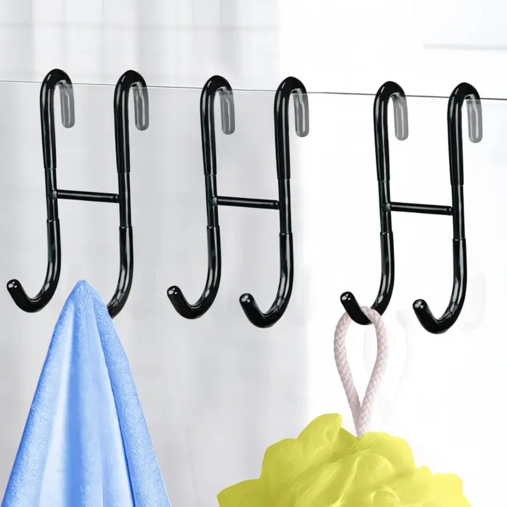 Crochet de Salle de Bain Suspendu en S, sans Perçage