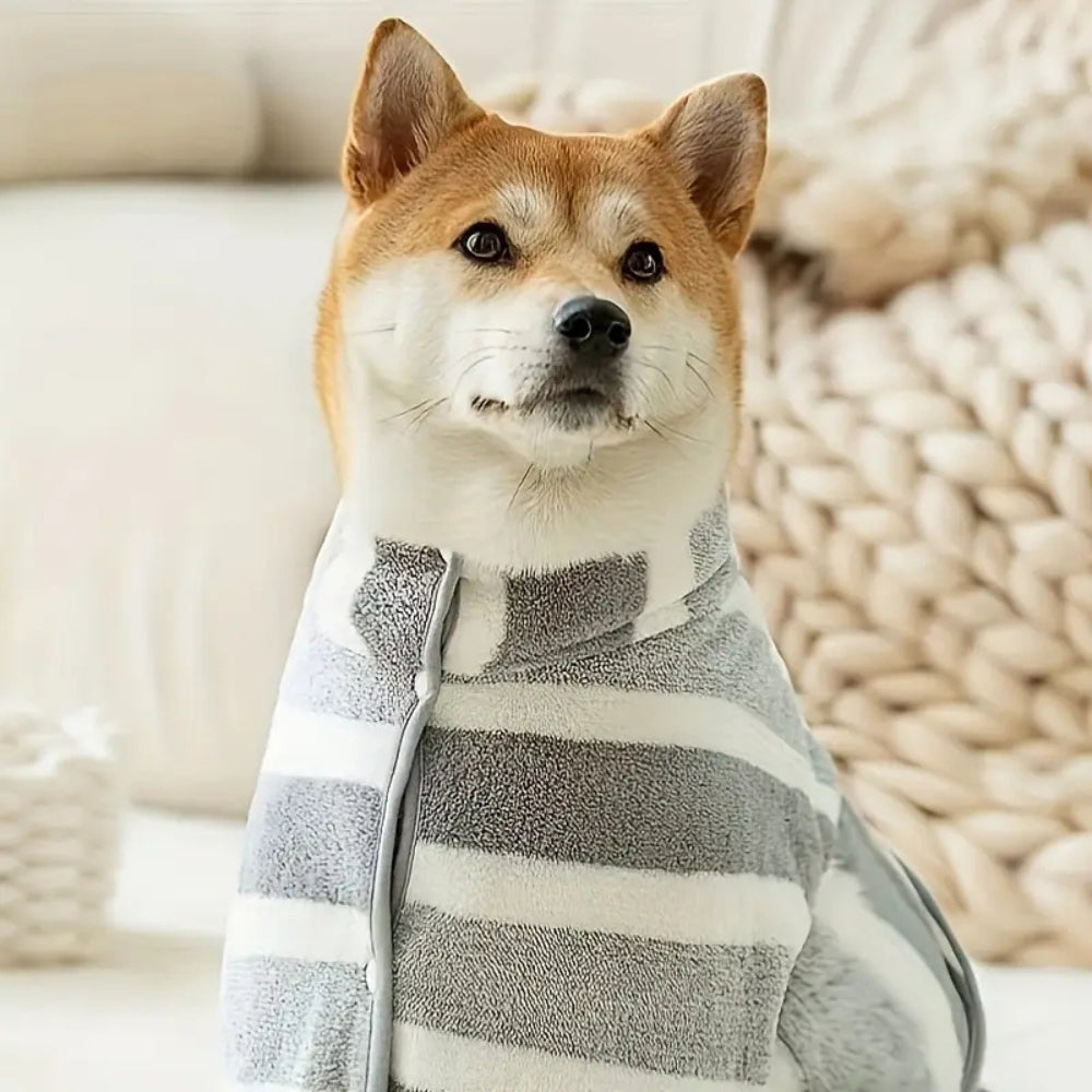 Robe de Séchage pour Chien à Toucher Doux