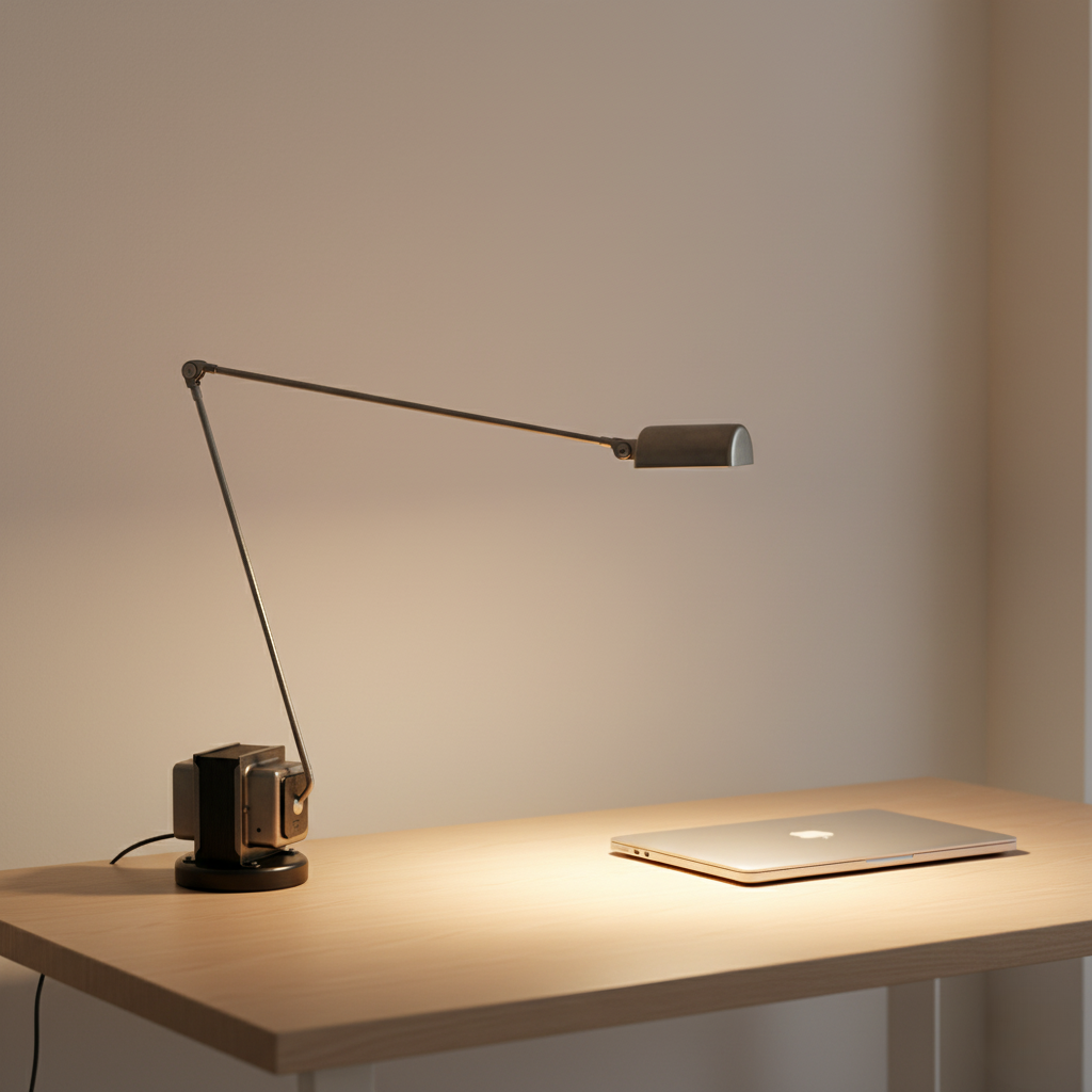 PivotLamp | Lampe de Bureau LED Moderne Minimaliste avec Bras Ajustable