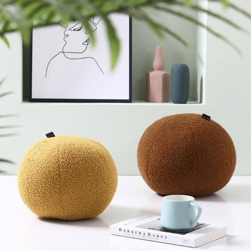 Coussin Boucle en Forme de Boule