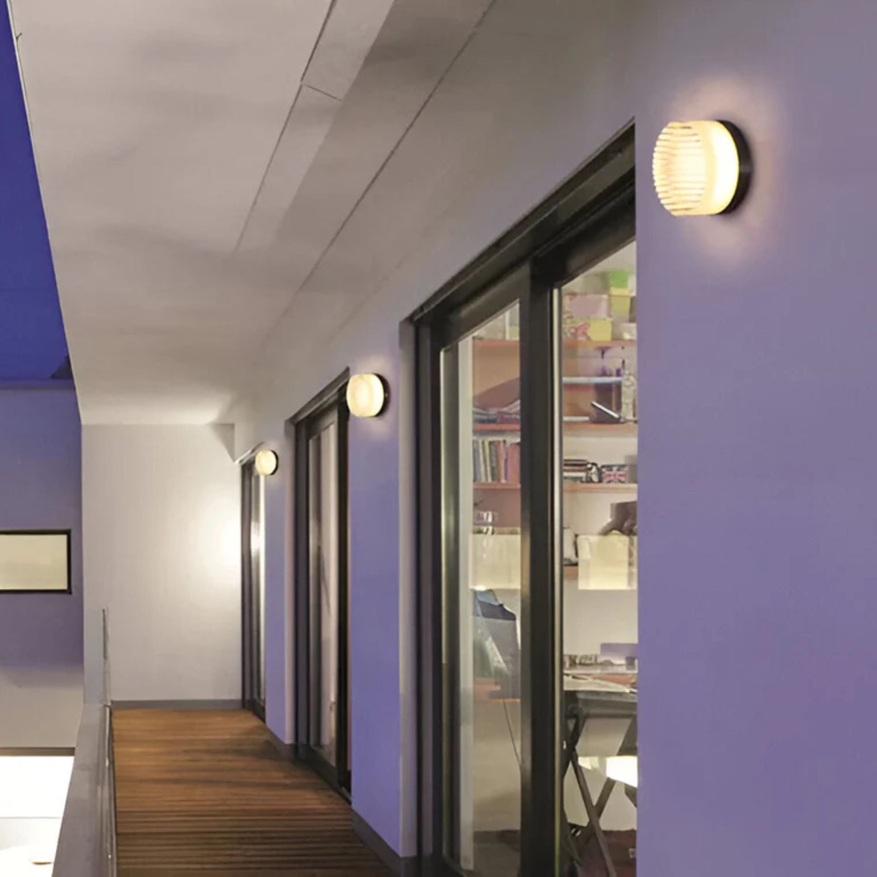 Applique LED ronde pour escaliers