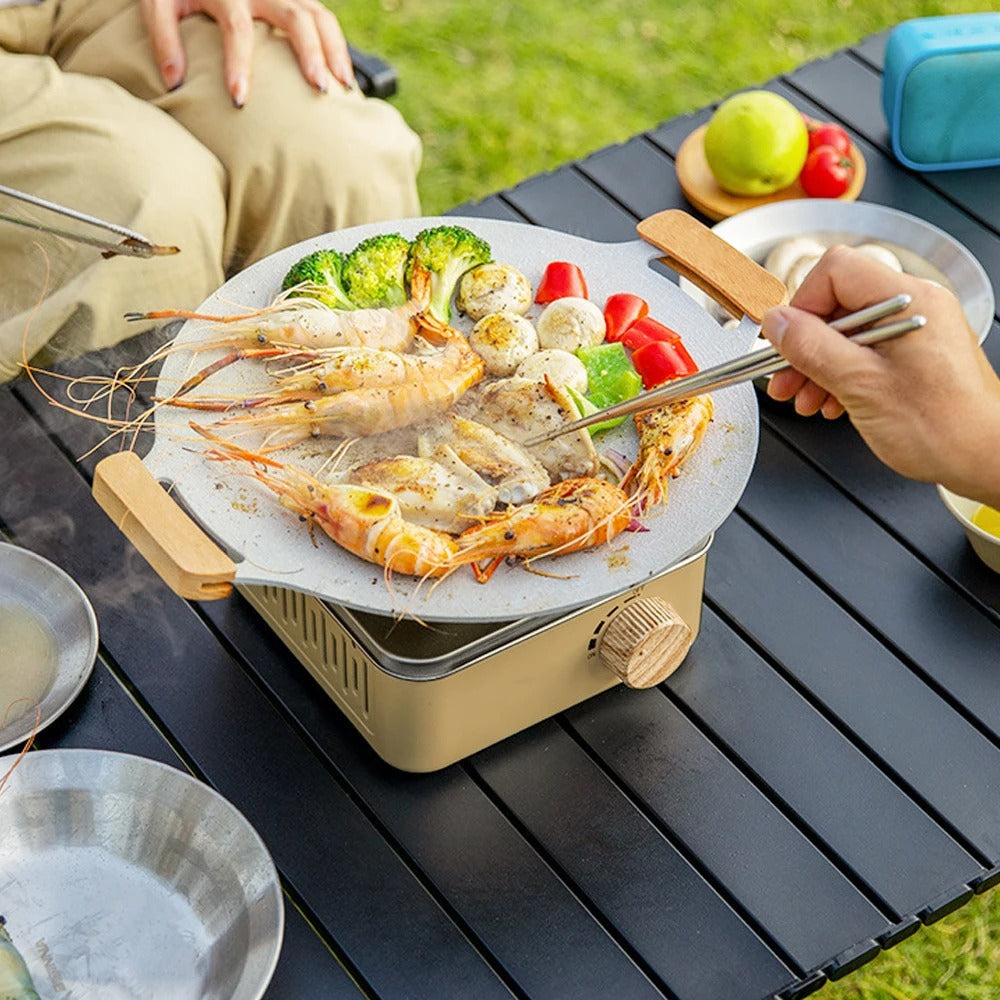 Réchaud à Gaz Portable pour Camping - 2800W Haute Puissance