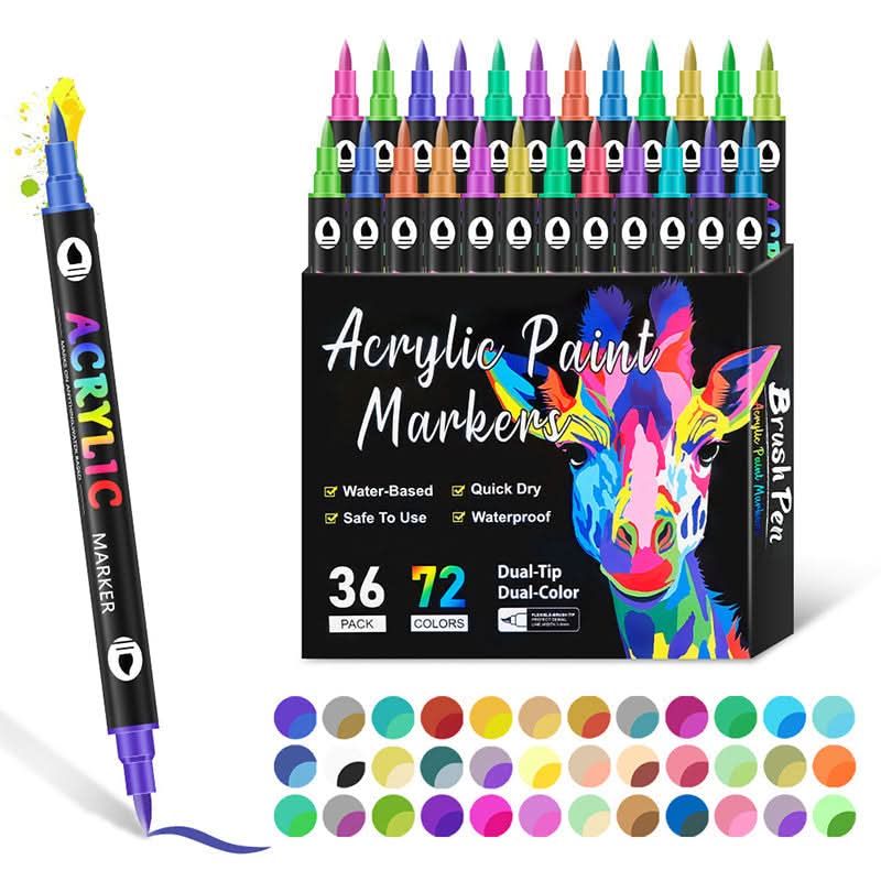 Stylos de peinture acrylique pour des créations vibrantes