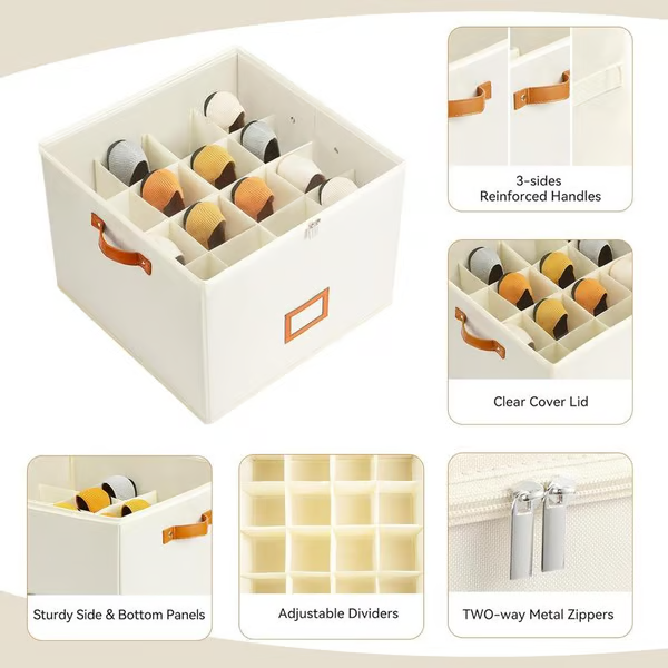Étagère à chaussures | Système de rangement empilable | Gain de place & Stable