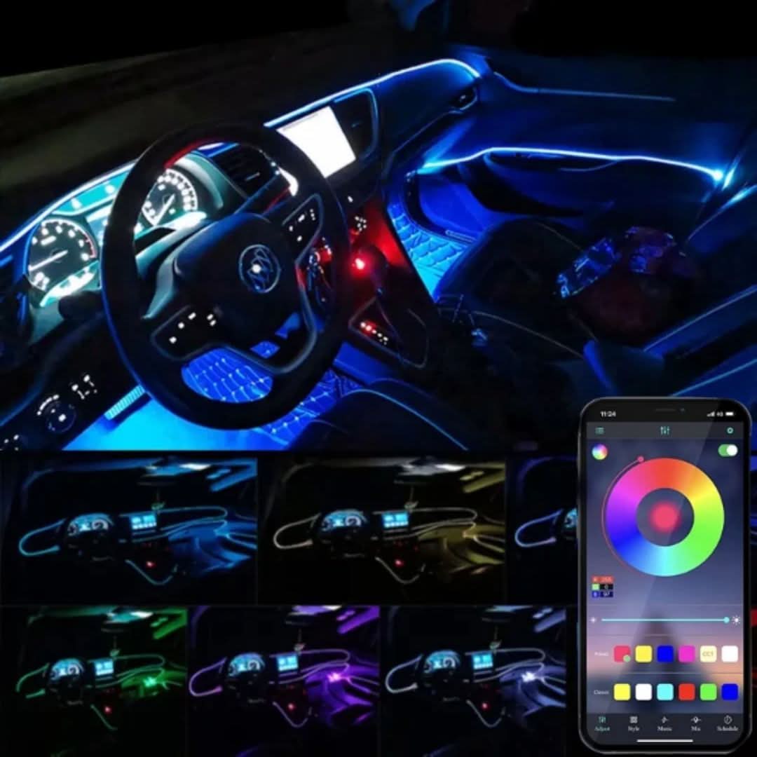 Éclairage LED pour un intérieur de voiture élégant