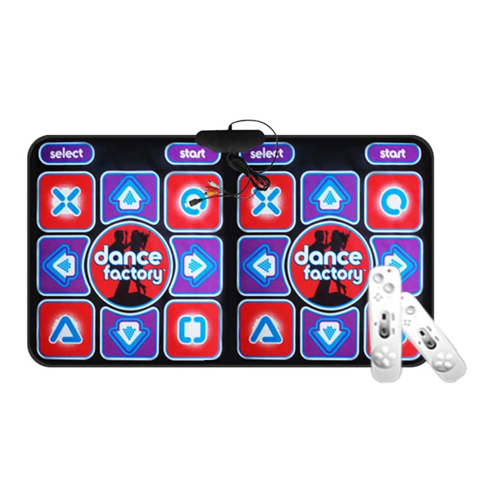Tapis de Danse Double avec Télécommande - RhythmFlex