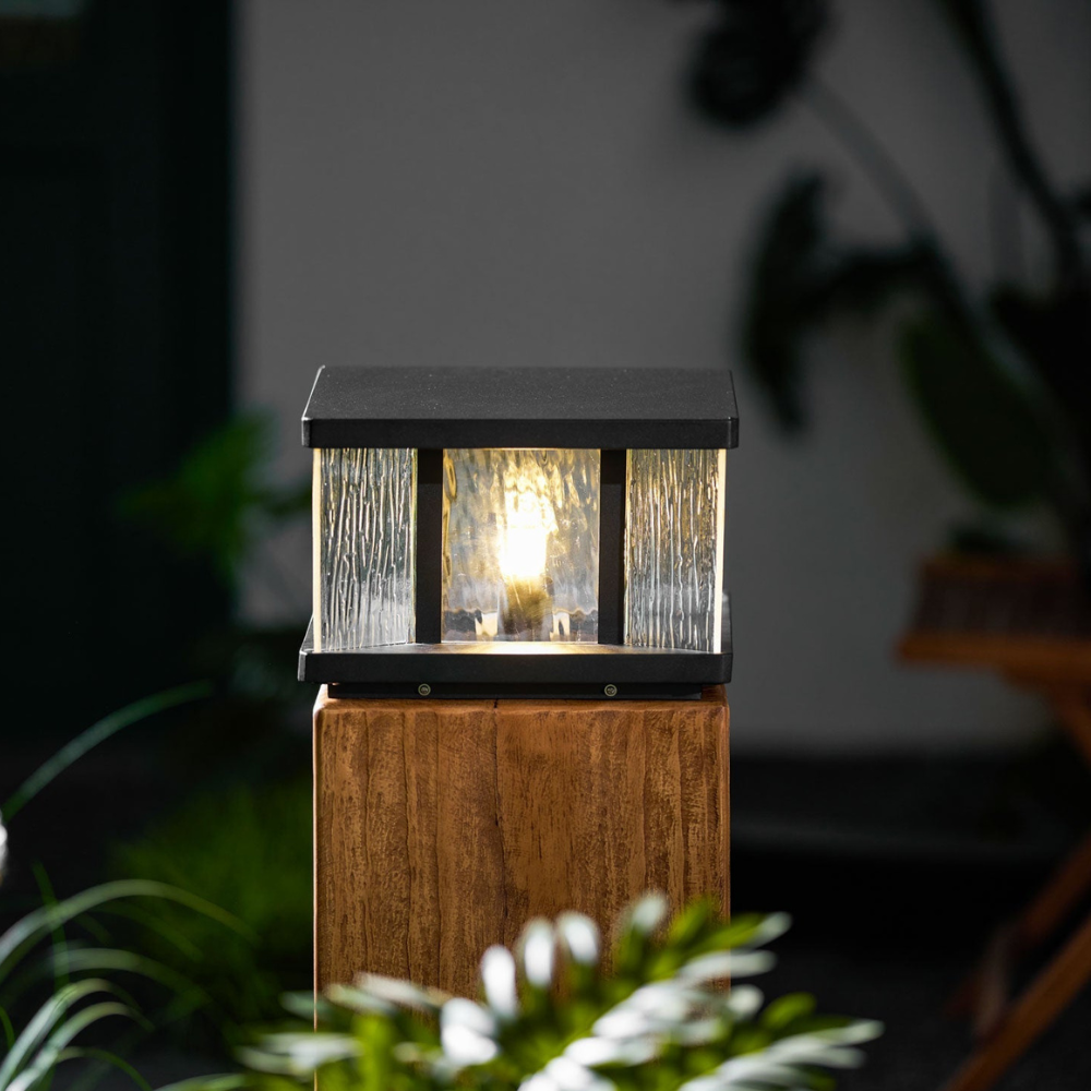 Lumière de Pilier Moderne pour Extérieur - Lampe de Pilier en Aluminium Étanche pour Allées