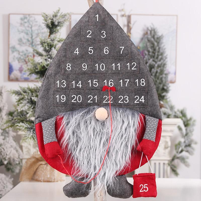 Calendrier de l'Avent Santa en forme de Père Noël