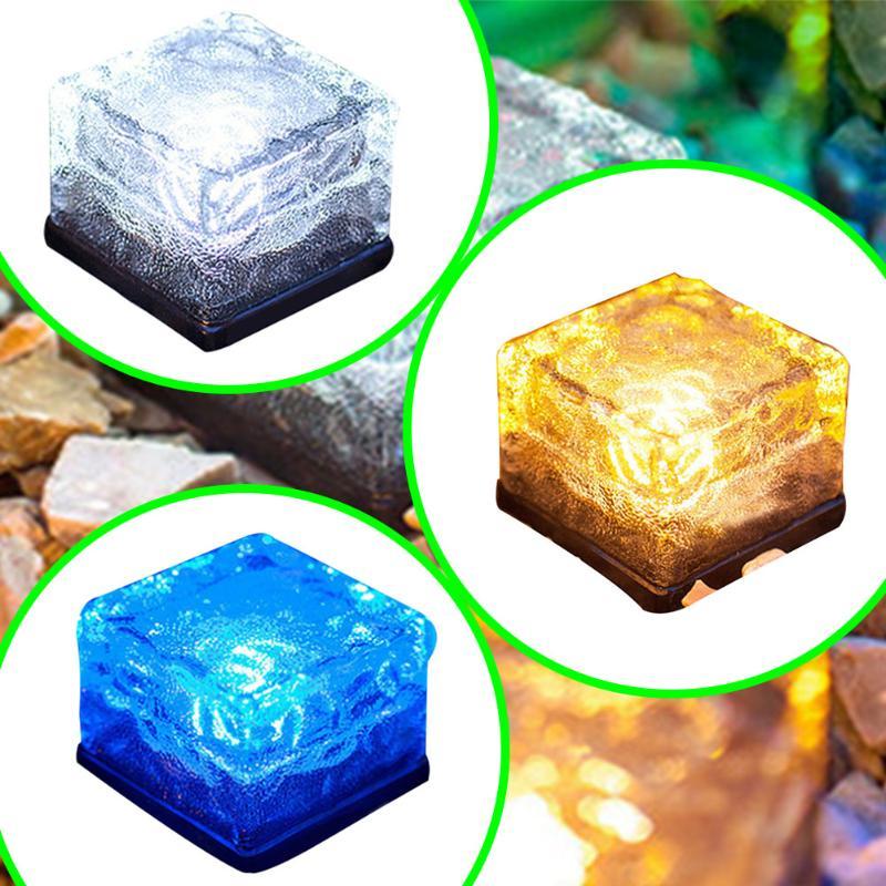 Lampe de jardin LED solaire avec effet de vague d'eau