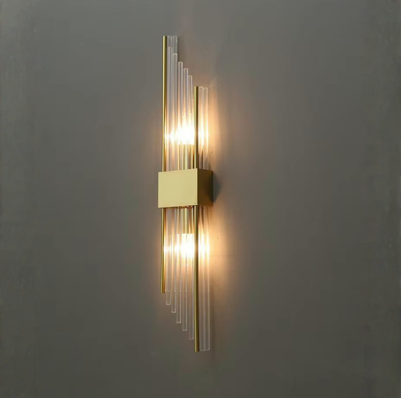 Applique Murale en Cristal Élégante - Lampes Murales LED Ajustables pour Espaces Modernes