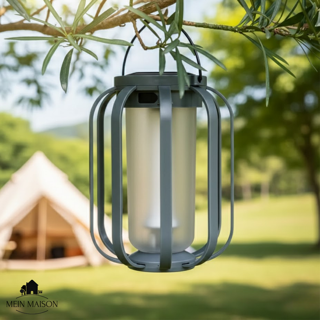 BurstGlow – Lampe solaire avec ambiance de flamme authentique !