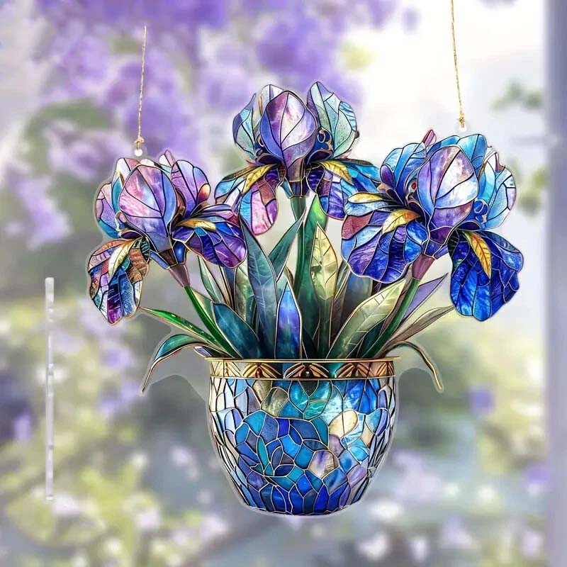 1+1 GRATUIT | LeafGlow™ | Pendentif de Plante en Acrylique Vert