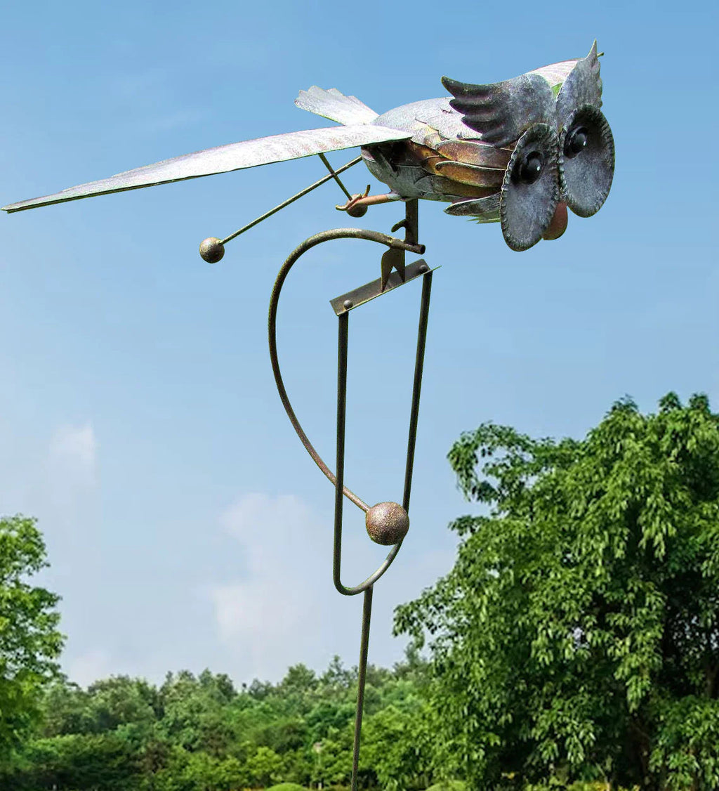 Générateur de Vent en Métal en Forme d'Oiseau - Ornements de Jardin Décoratifs