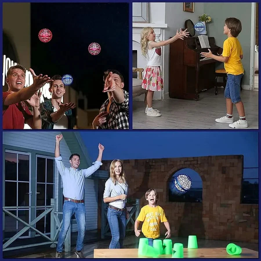 Balle volante lumineuse pour des jeux amusants et interactifs