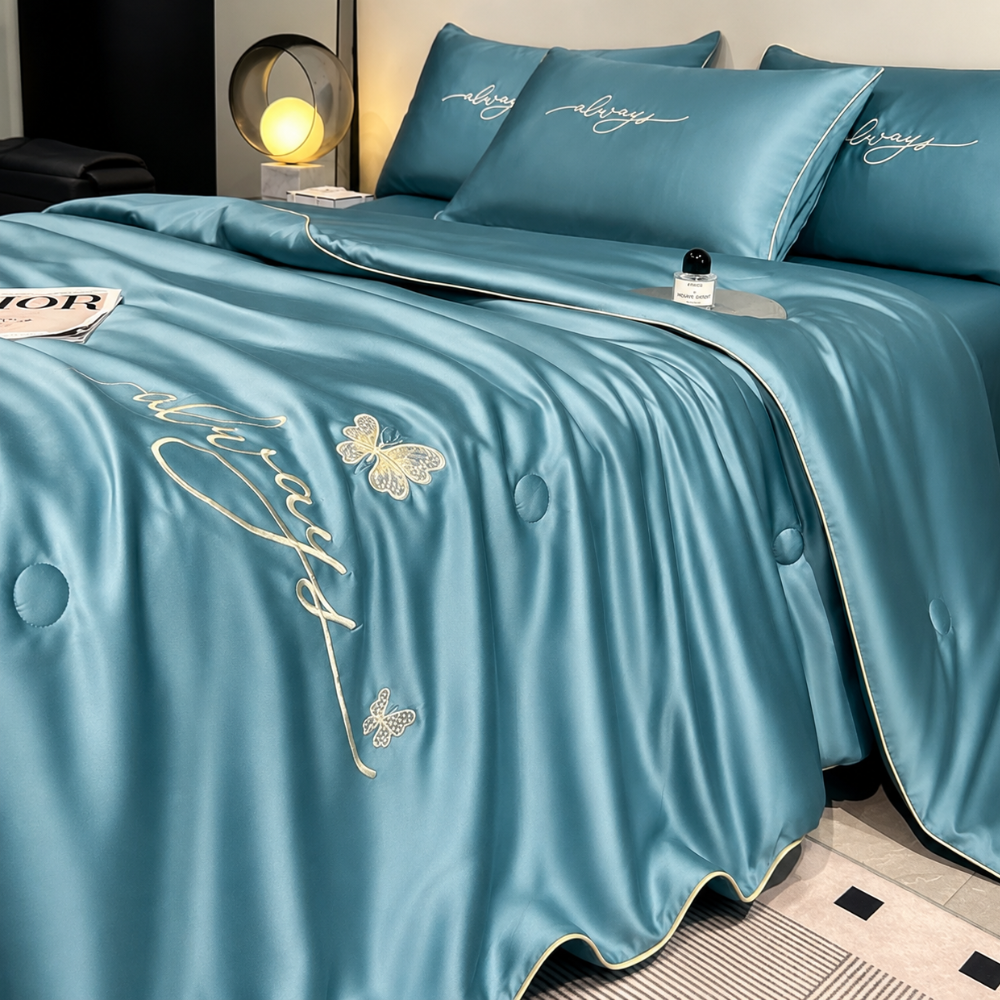Couette d'été Soie Douce Légère et Respirante