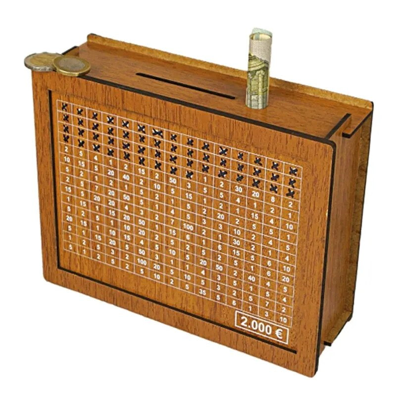 50% de réduction | WealthBox™ | Tirelire en bois [Dernier jour de réduction]