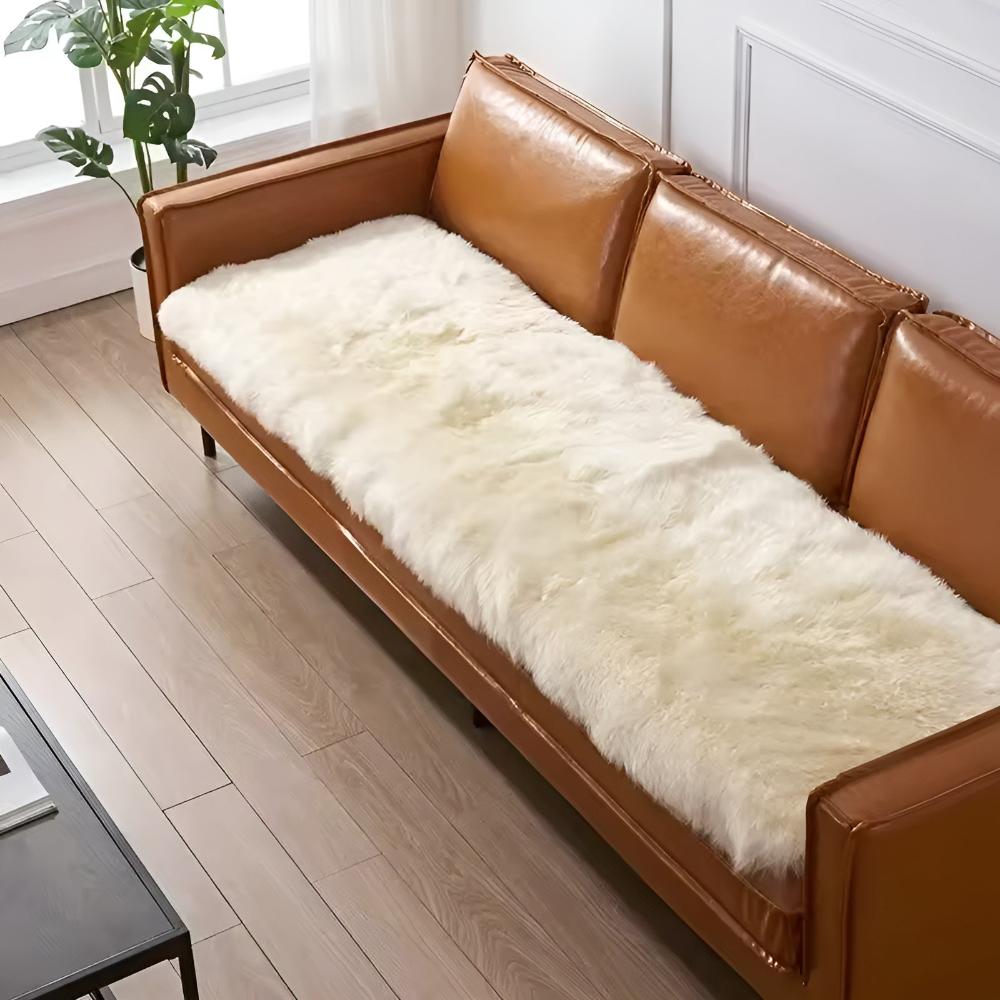 Housse de Canapé en Peluche Synthétique